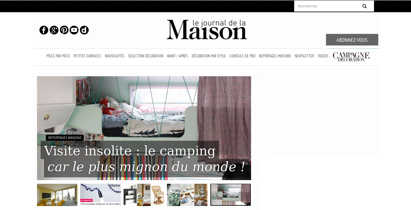 Article paru sur LE JOURNAL DE LA MAISON